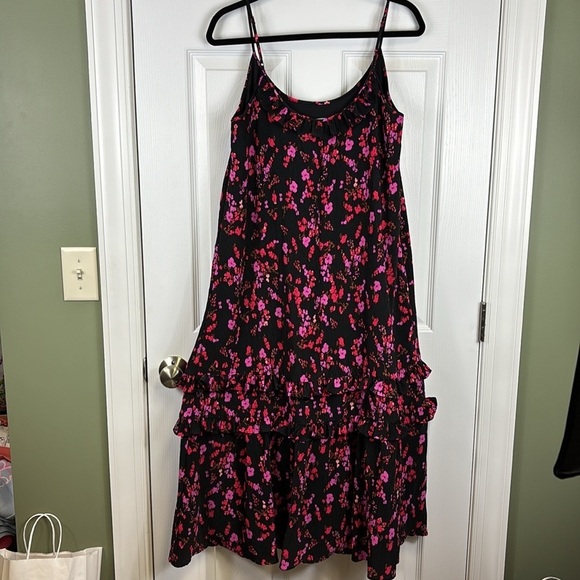 Hatch floral ribbed midi maternity dress sz sm - Picture 8 of 11
